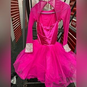 Weiss lman hot pink recital dress- Barbie Pink